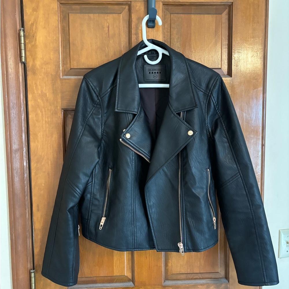 BlankNYC Black Faux Leather Jacket